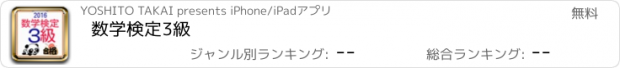 おすすめアプリ 数学検定3級