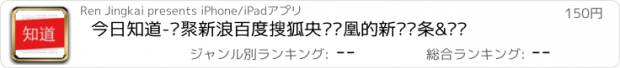 おすすめアプリ 今日知道-汇聚新浪百度搜狐央视凤凰的新闻头条&报纸