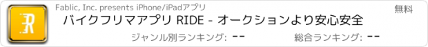 おすすめアプリ バイクフリマアプリ RIDE - オークションより安心安全