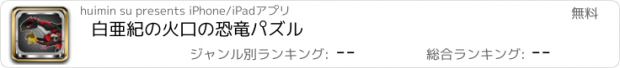 おすすめアプリ 白亜紀の火口の恐竜パズル