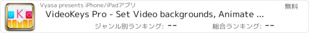 おすすめアプリ VideoKeys Pro - Set Video backgrounds, Animate and customise your keyboard
