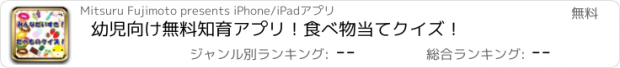 おすすめアプリ 幼児向け無料知育アプリ！食べ物当てクイズ！