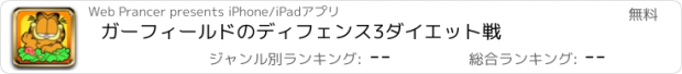 おすすめアプリ ガーフィールドのディフェンス3ダイエット戦