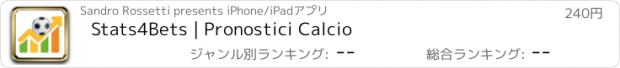 おすすめアプリ Stats4Bets | Pronostici Calcio