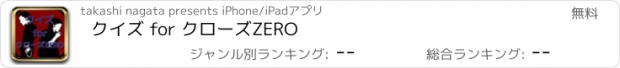 おすすめアプリ クイズ for クローズZERO