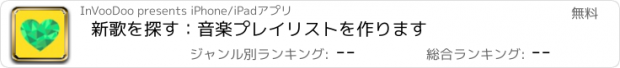 おすすめアプリ 新歌を探す：音楽プレイリストを作ります