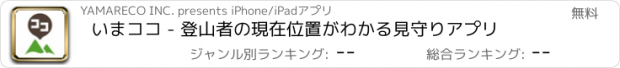 おすすめアプリ いまココ - 登山者の現在位置がわかる見守りアプリ