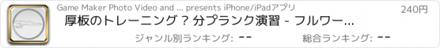 おすすめアプリ 厚板のトレーニング – 分プランク演習 - フルワークアウトパッケージは、強力なアッパーボディ、腹部と胸部を取得します