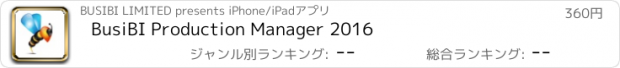 おすすめアプリ BusiBI Production Manager 2016