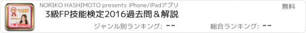 おすすめアプリ 3級FP技能検定　2016　過去問＆解説