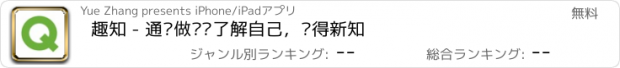 おすすめアプリ 趣知 - 通过做测试了解自己，获得新知