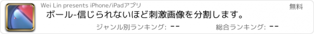 おすすめアプリ ボール-信じられないほど刺激画像を分割します。