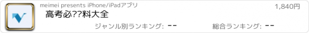 おすすめアプリ 高考必备资料大全