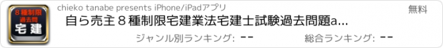 おすすめアプリ 自ら売主８種制限　宅建業法　宅建士試験過去問題app　解説付き