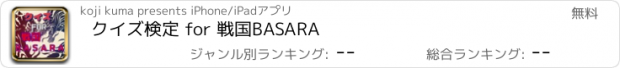 おすすめアプリ クイズ検定 for 戦国BASARA