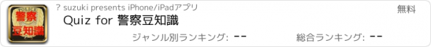 おすすめアプリ Quiz for 警察　豆知識