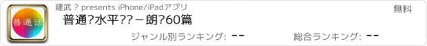 おすすめアプリ 普通话水平测试－朗读60篇