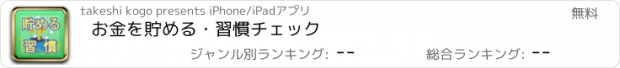 おすすめアプリ お金を貯める・習慣チェック