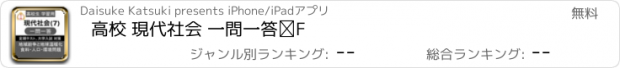 おすすめアプリ 高校 現代社会 一問一答⑦