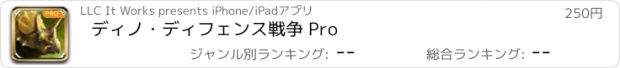 おすすめアプリ ディノ・ディフェンス戦争 Pro