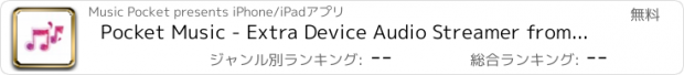 おすすめアプリ Pocket Music - Extra Device Audio Streamer from Box Drive