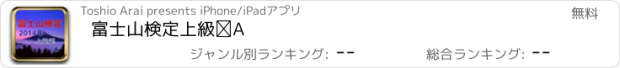おすすめアプリ 富士山検定上級②