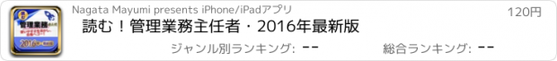 おすすめアプリ 読む！管理業務主任者・2016年最新版