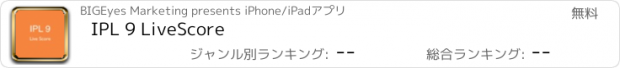 おすすめアプリ IPL 9 LiveScore