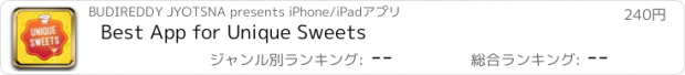 おすすめアプリ Best App for Unique Sweets