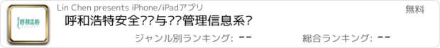 おすすめアプリ 呼和浩特安全监测与风险管理信息系统