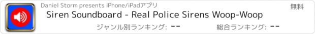 おすすめアプリ Siren Soundboard - Real Police Sirens Woop-Woop