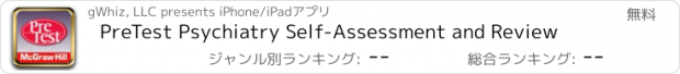 おすすめアプリ PreTest Psychiatry Self-Assessment and Review