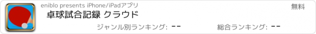 おすすめアプリ 卓球試合記録 クラウド