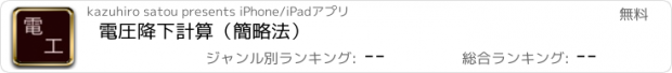 おすすめアプリ 電圧降下計算（簡略法）