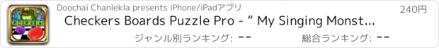 おすすめアプリ Checkers Boards Puzzle Pro - “ My Singing Monsters Games with Friends Edition ”