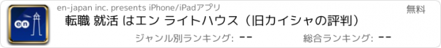 おすすめアプリ 転職 就活 はエン ライトハウス（旧カイシャの評判）