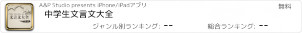 おすすめアプリ 中学生文言文大全