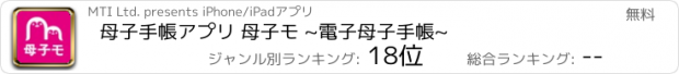 おすすめアプリ 母子手帳アプリ 母子モ ~電子母子手帳~