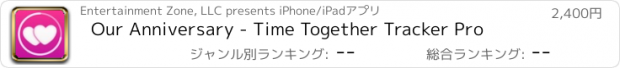 おすすめアプリ Our Anniversary - Time Together Tracker Pro