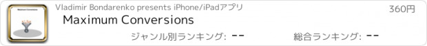 おすすめアプリ Maximum Conversions
