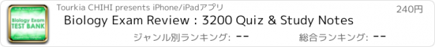 おすすめアプリ Biology Exam Review : 3200 Quiz & Study Notes