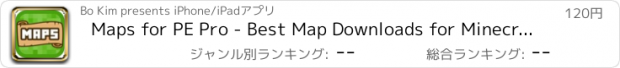 おすすめアプリ Maps for PE Pro - Best Map Downloads for Minecraft Pocket Edition