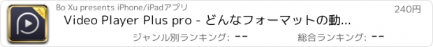 おすすめアプリ Video Player Plus pro - どんなフォーマットの動画と音楽でも再生できる