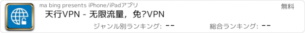 おすすめアプリ 天行VPN - 无限流量，免费VPN