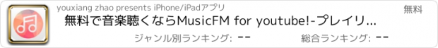 おすすめアプリ 無料で音楽聴くならMusicFM for youtube!-プレイリスト共有で新しい音楽体験-