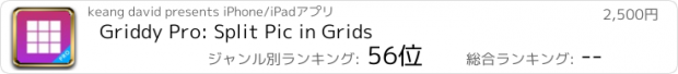 おすすめアプリ Griddy Pro: Split Pic in Grids