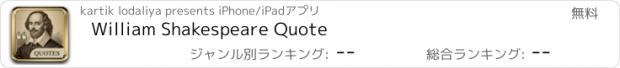 おすすめアプリ William Shakespeare Quote