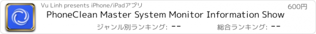 おすすめアプリ PhoneClean Master System Monitor Information Show