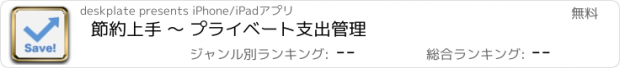 おすすめアプリ 節約上手 〜 プライベート支出管理