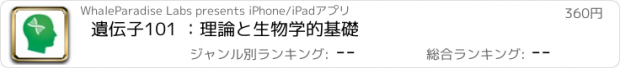 おすすめアプリ 遺伝子101 ：理論と生物学的基礎